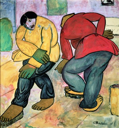 The Floor Polishers, 1911 by Kazimir Severinovich Malevich